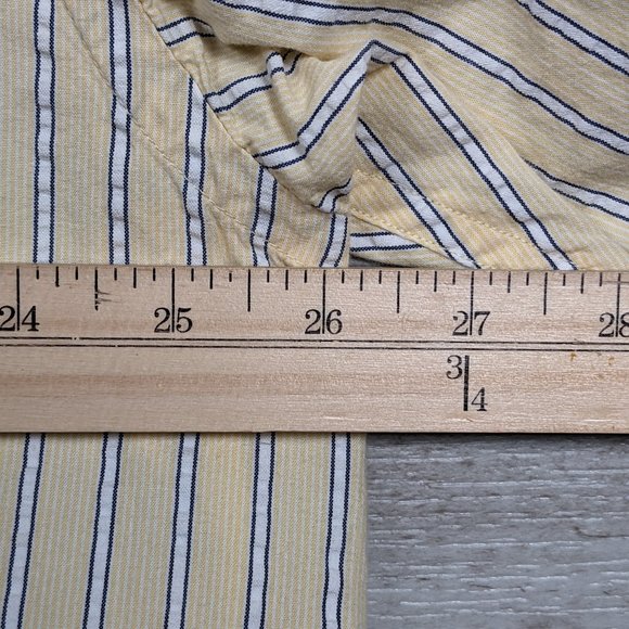 Nautica* Men's Short Sleeve Button Down Curved Hem Chest Pocket Shirt~ XXL - Picture 9 of 12